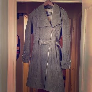 Grey Guess dress coat